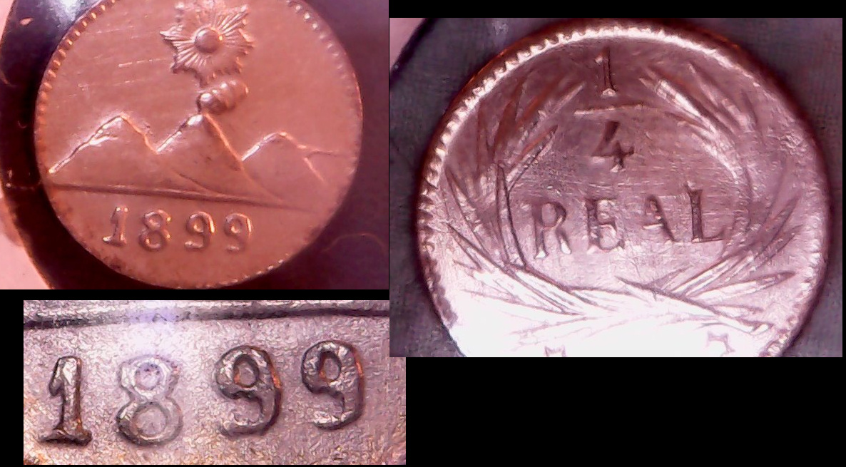 Volcanoes-On-Coins-From-Guatamala